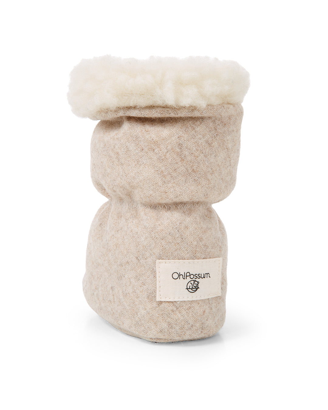 Merino Baby Booties in Farbe Cashmere