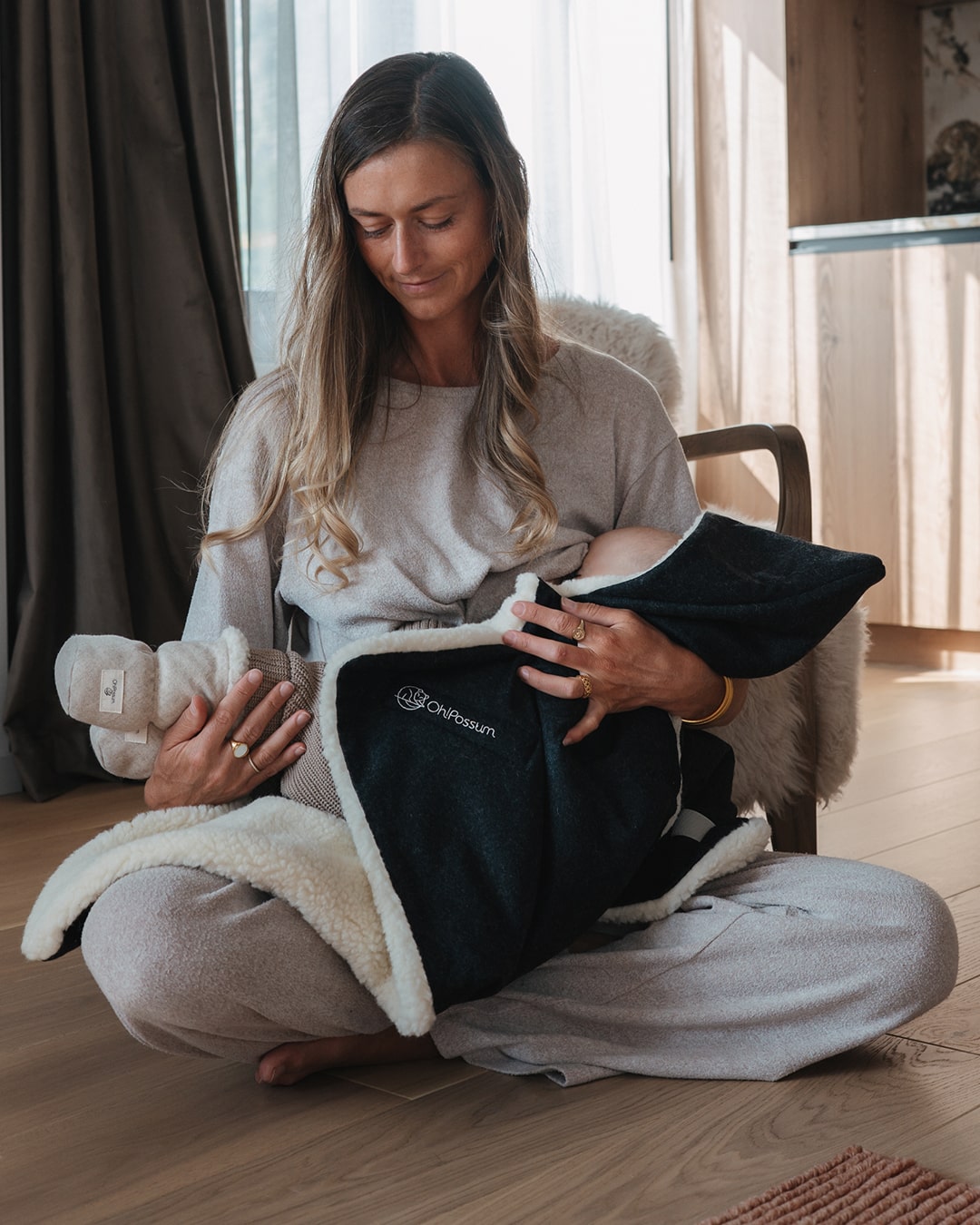 Conjunto más vendido: manta envolvente Koala XL y patucos de bebé