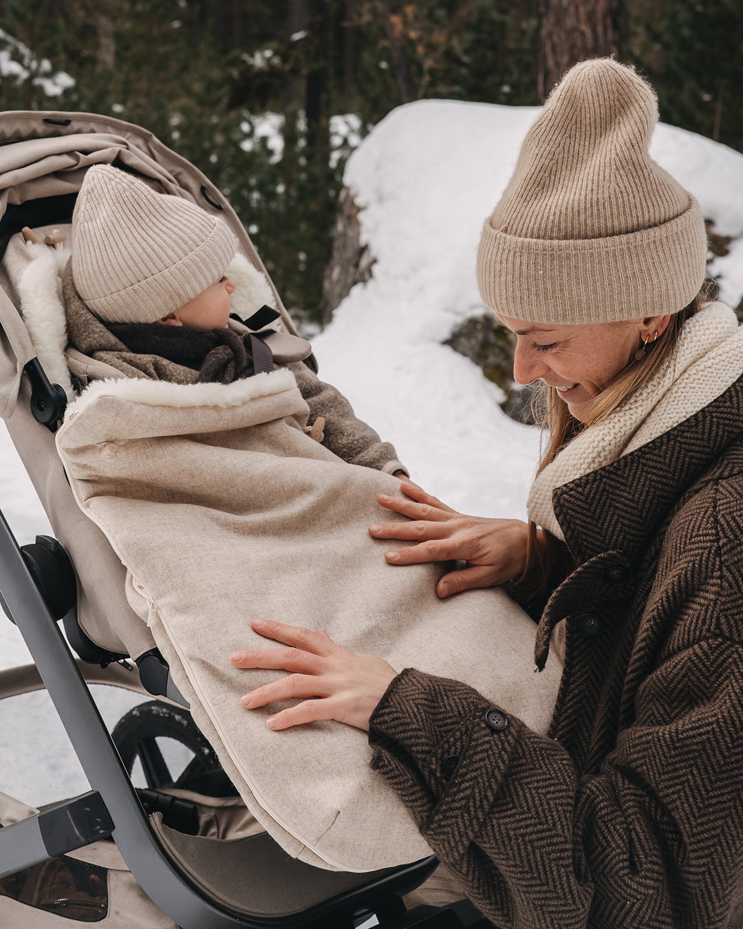 Fußsack Kaschmir & Merino