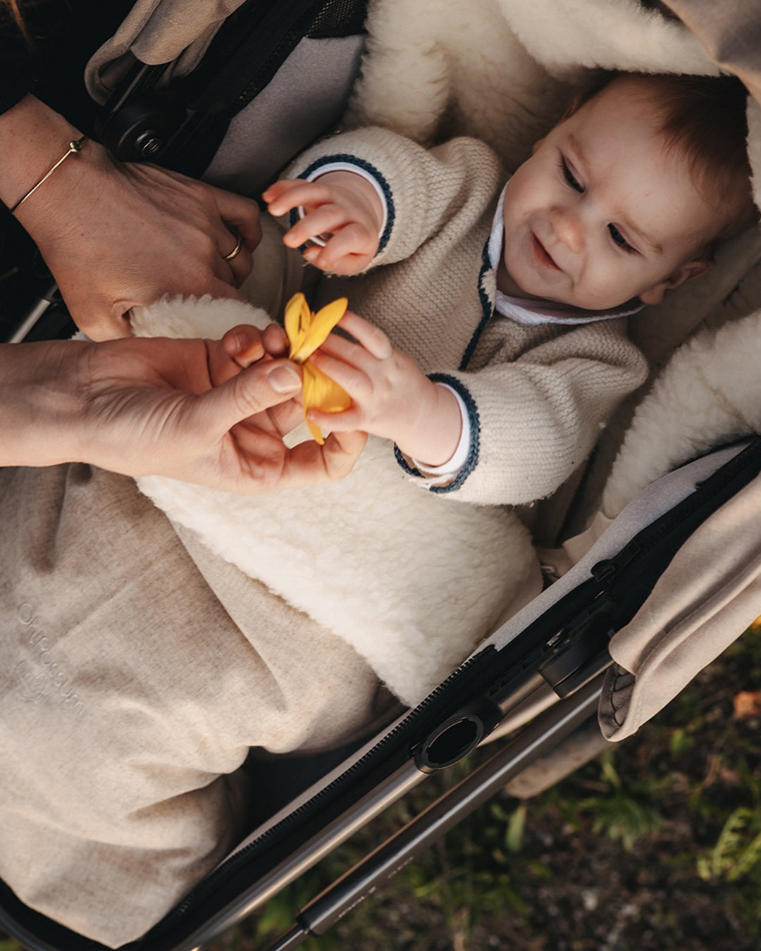 Fußsack Kaschmir & Merino