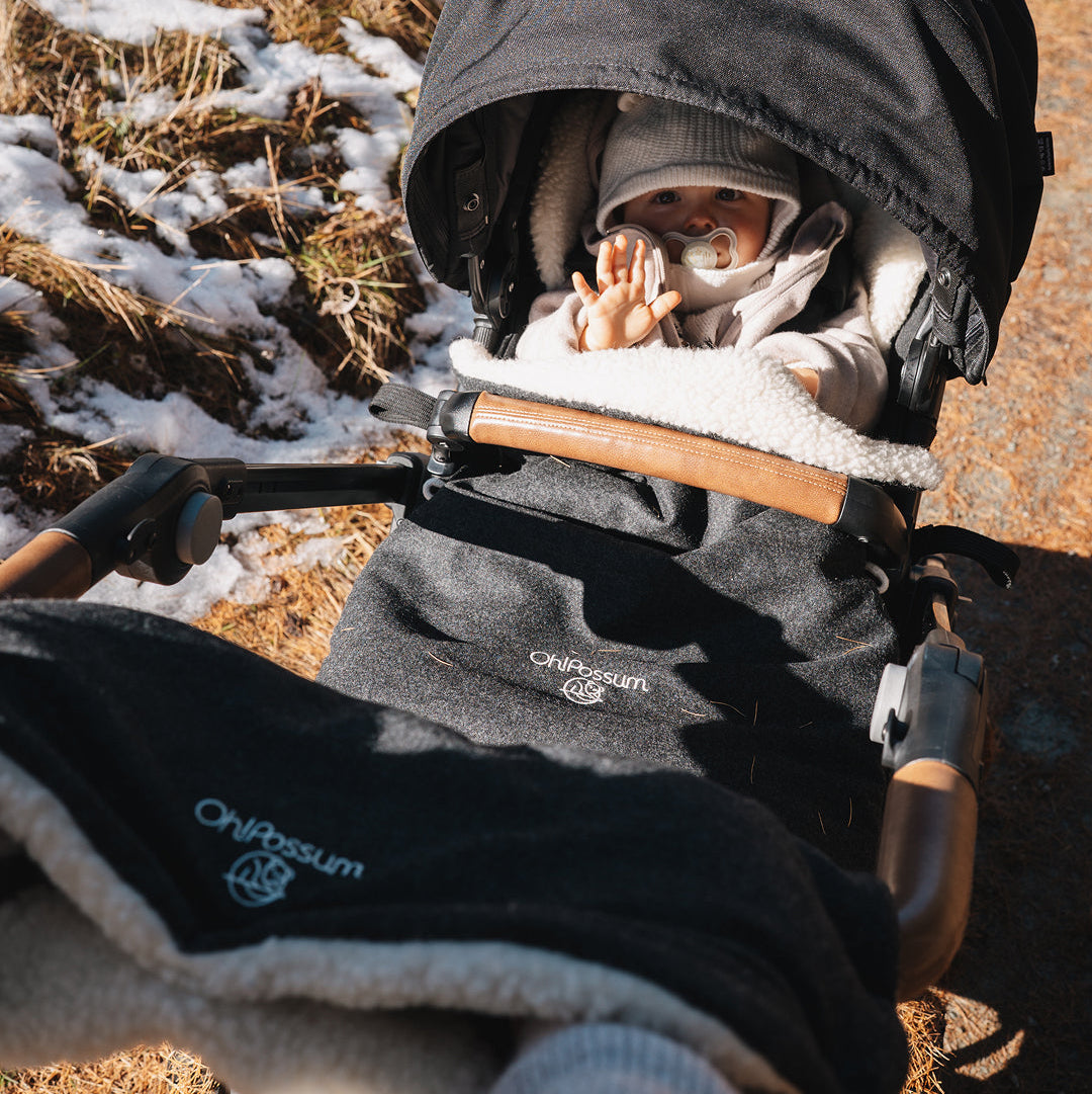 Set Fußsack Wombat 2-in-1 & Muff
