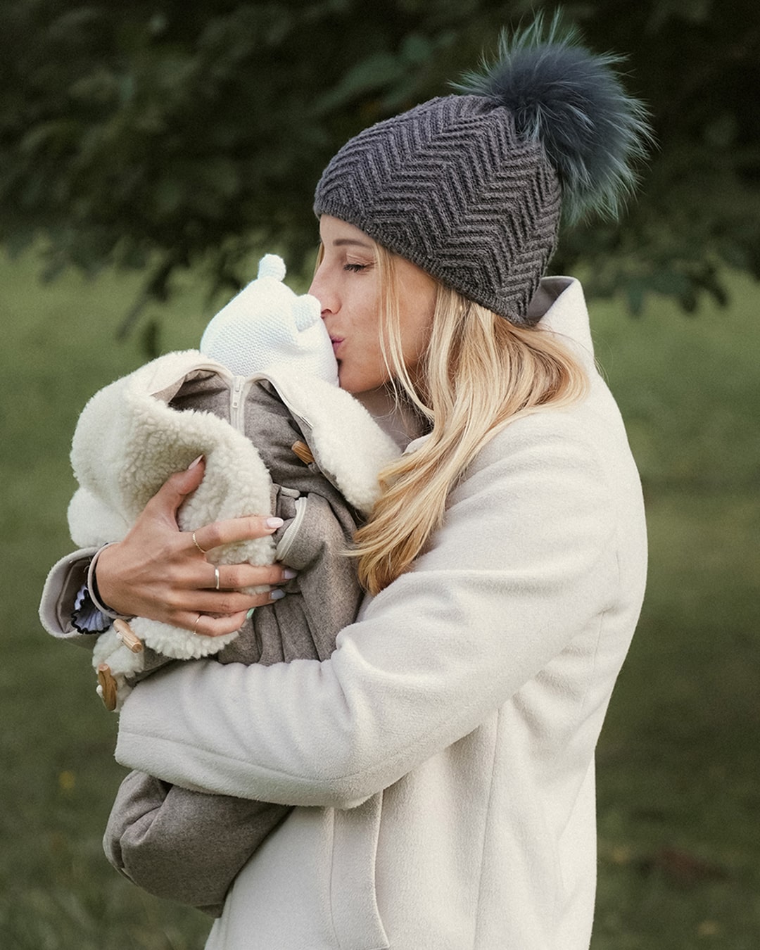 Winter Set Wombat Fußsack 2-in-1