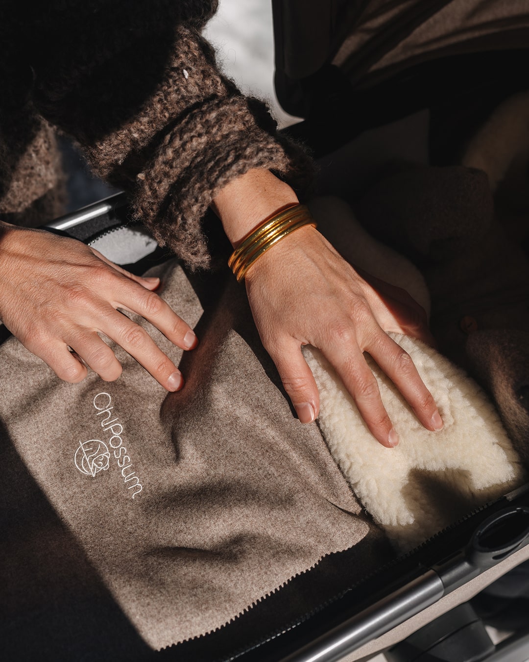 Winter Set Wombat Footmuff 2-in-1