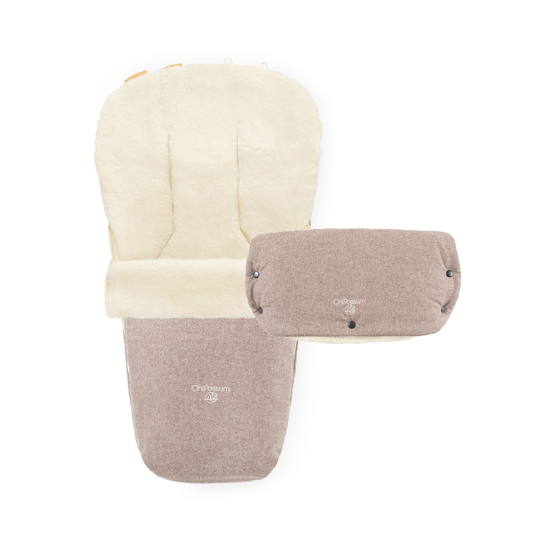 Set Fußsack Wombat 2-in-1 & Muff