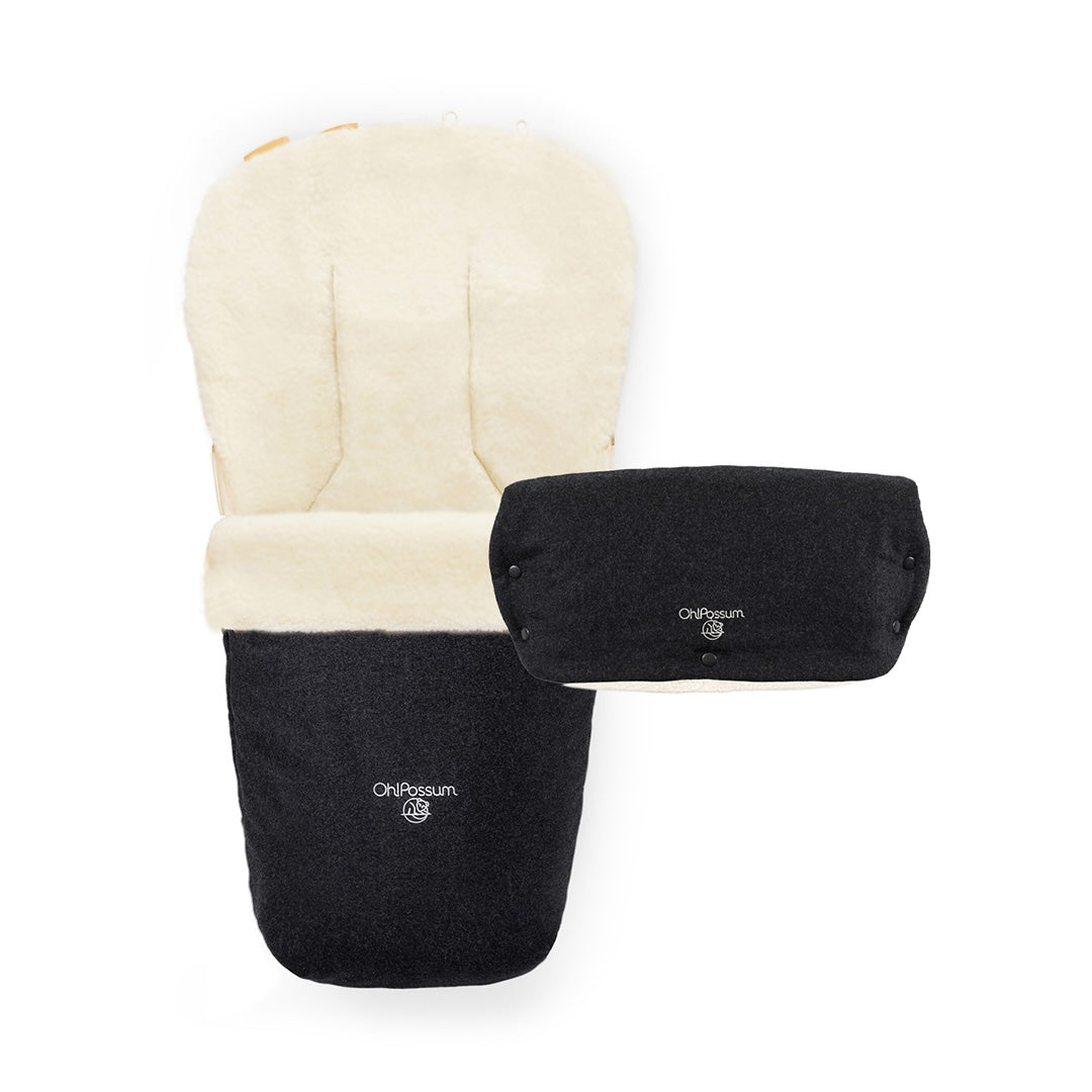 Set Fußsack Wombat 2-in-1 & Muff
