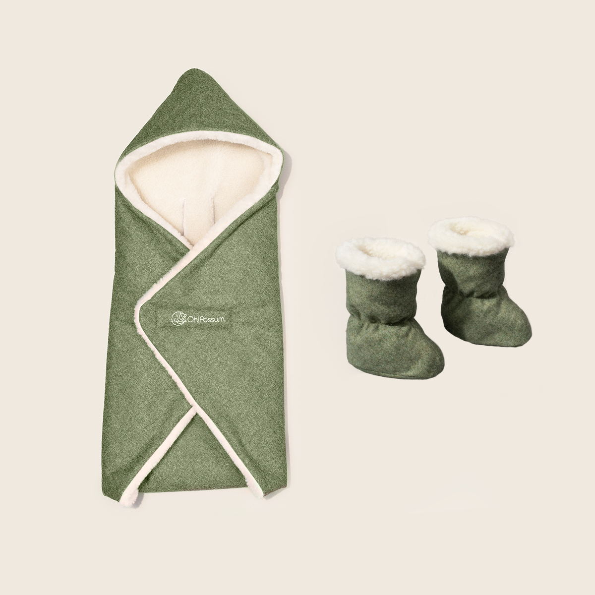 Set Einschlagdecke & Baby Booties
