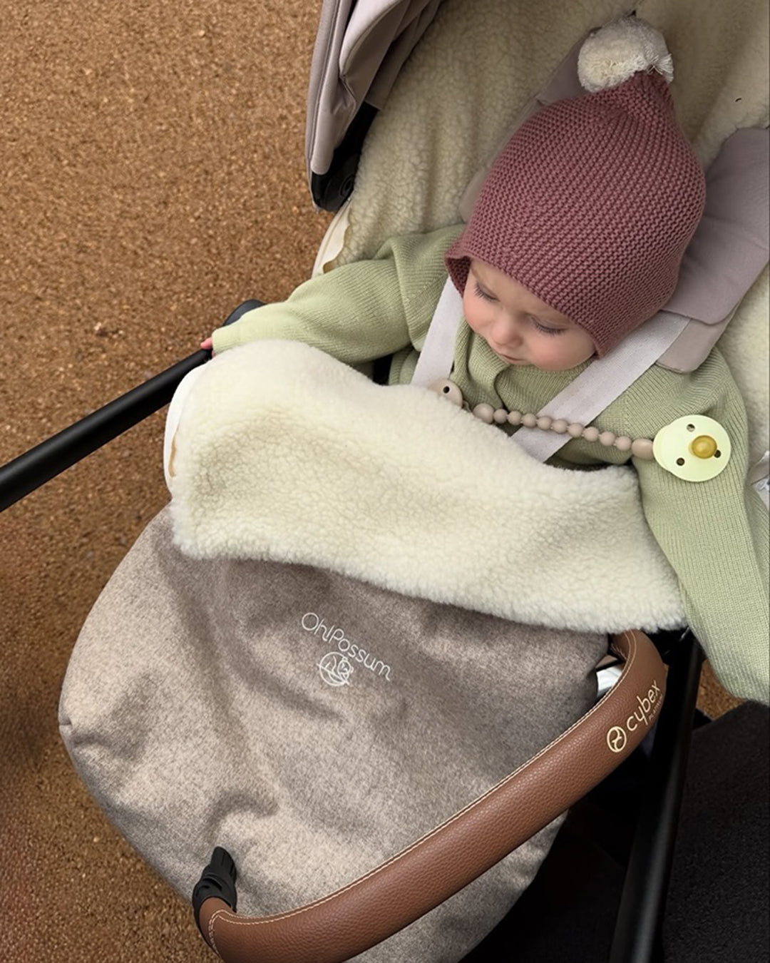 Fußsack Wombat 2-in-1