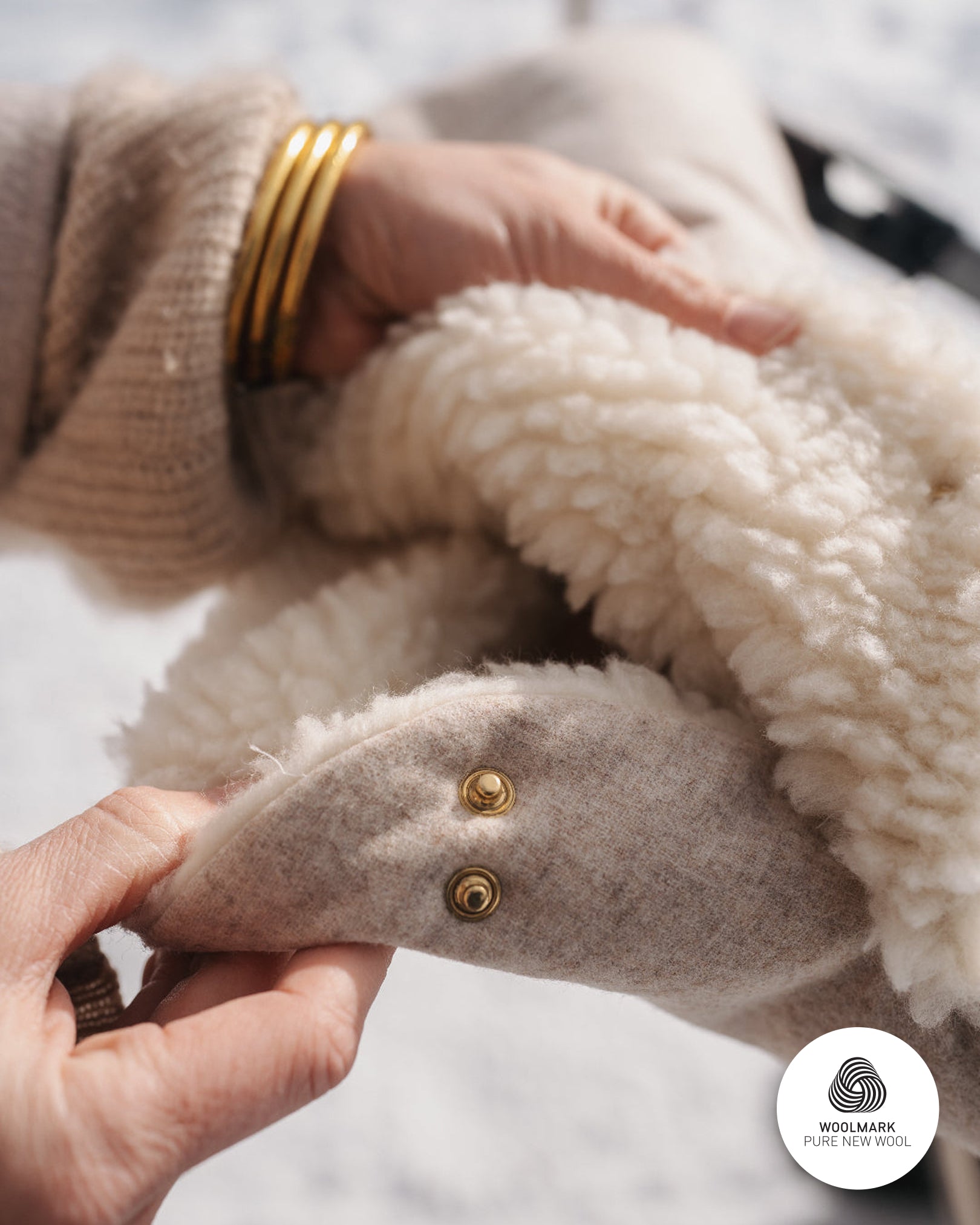 Handmuff Kaschmir & Merino