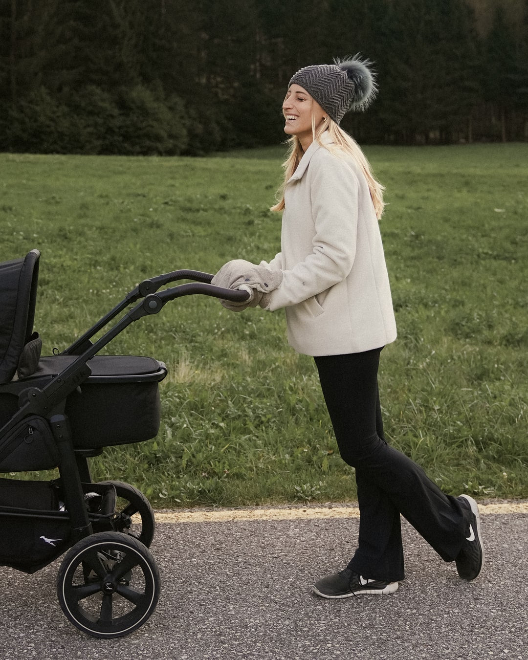 Winter Set Wombat Fußsack 2-in-1