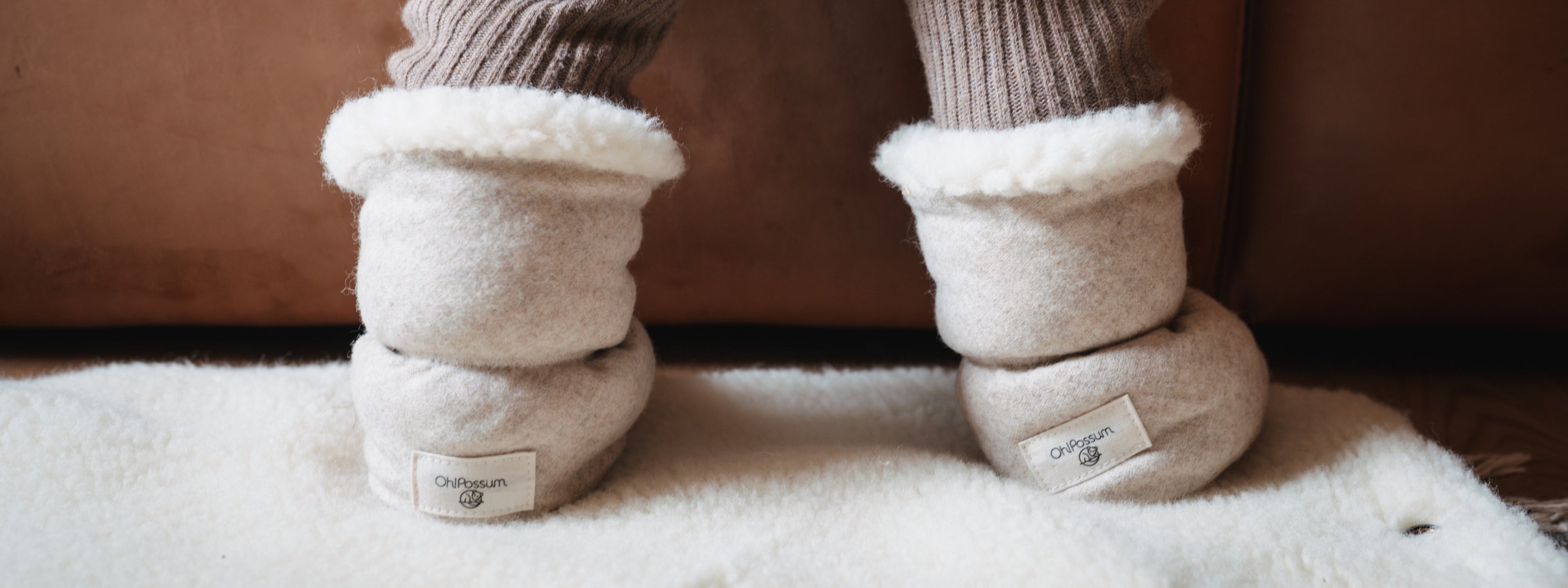 Baby Kleinkind Booties - atmungsaktiv, temperaturausgleichend, warm